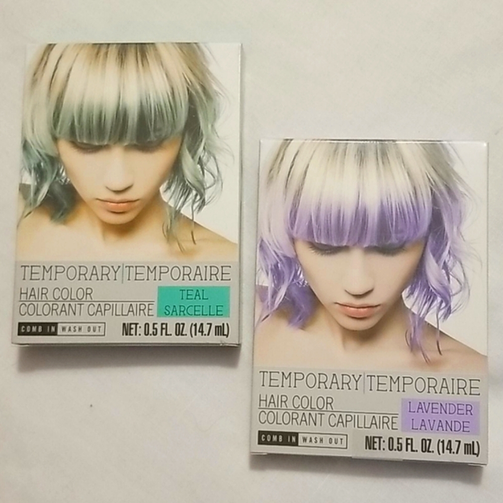 NEW 2 boxes Temporary Comb in Hair Color